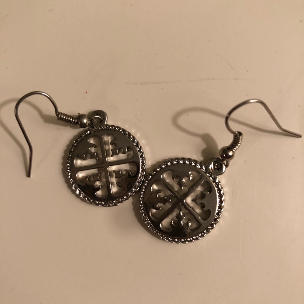 Silver Tory Burch Earrings
